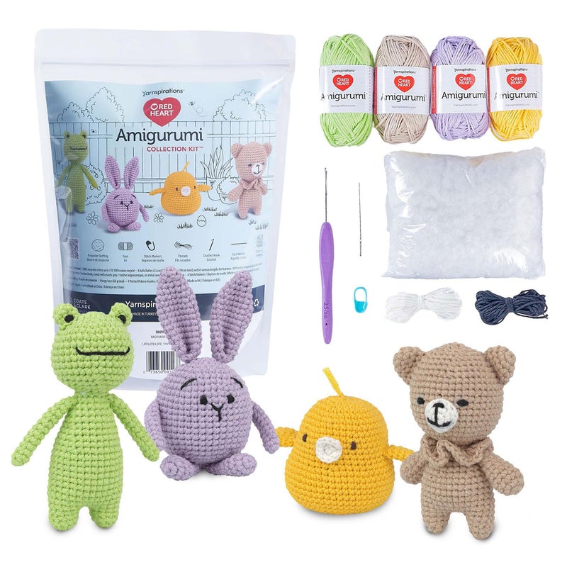 Red Heart Amigurumi Backyard Kit - Image 1